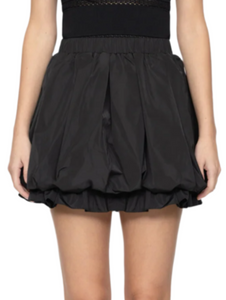 Sea - Belen Taffeta Mini Skirt in Black