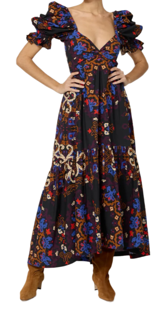 Cleobella - Jewel Ankle Dress in Venezia Print