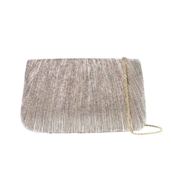 Loeffler Randall - Brit Flat Pleated Pouch in Champagne