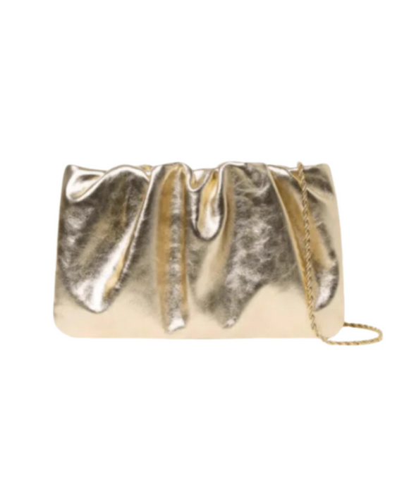 Loeffler Randall - Serena Gathered Clutch in Champagne