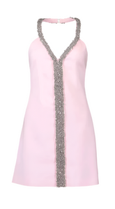 SIMKHAI - Davia Mini Dress in Candy Pink