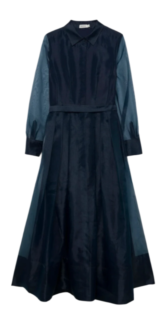 SIMKHAI - Montgomery Midi Dress in Midnight