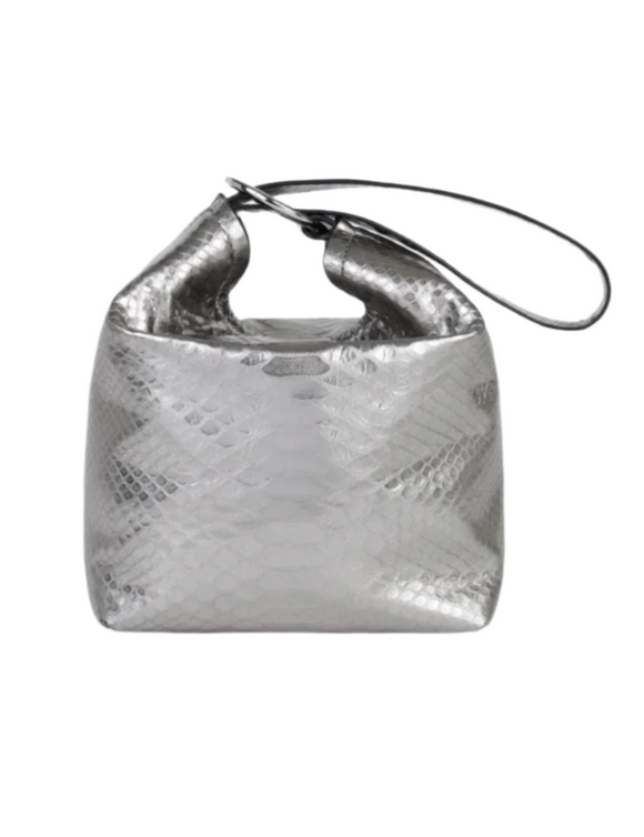 We-Ar4 - The Afterparty Bag in Silver Metallic