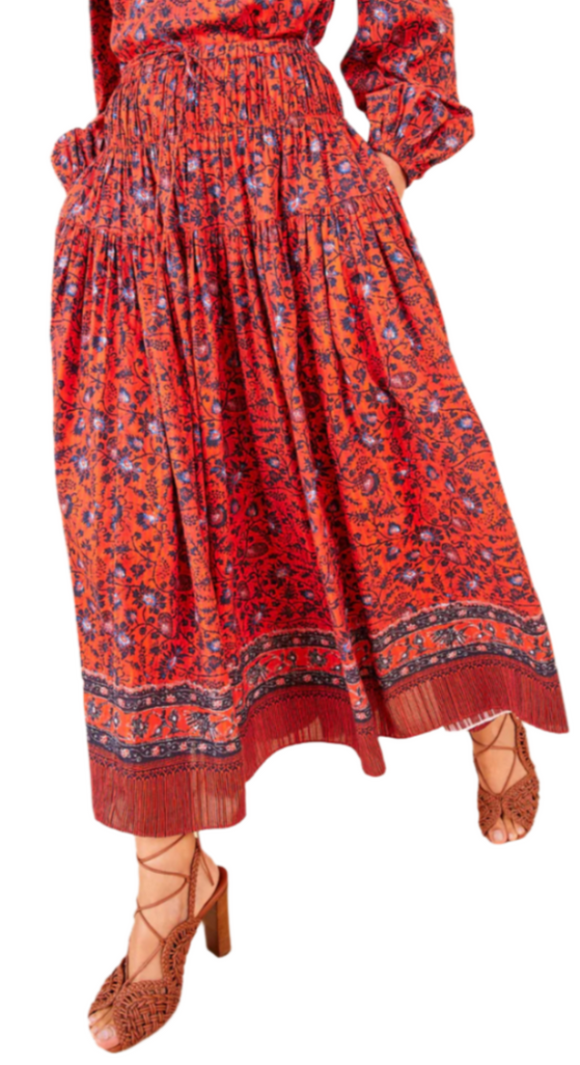 Ulla Johnson - Avia Skirt in Poppy