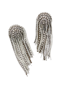 Mignonne Gavigan - Noor Crystal Earrings in Silver