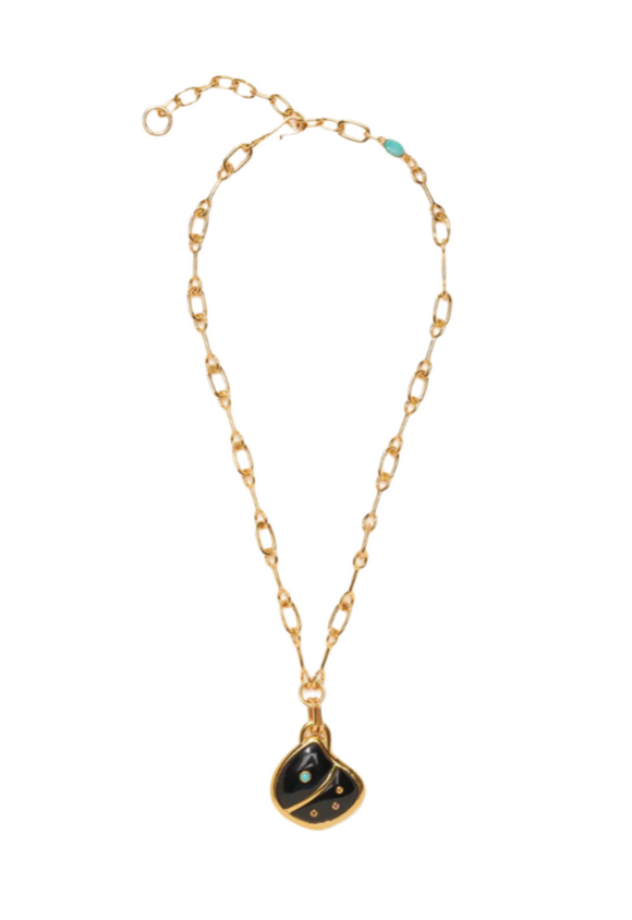 Lizzie Fortunato - Agate Shell Pendant Necklace