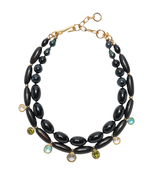 Lizzie Fortunato - Elegance in Craft Collar in Black