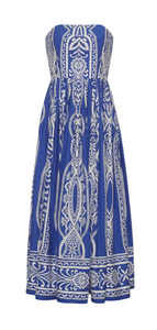 Cara Cara - Torres Dress in Rowan Cobalt