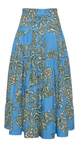 Cara Cara - Margarita Skirt in Herrington Blue