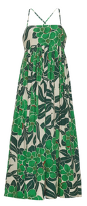 Cara Cara - Leo Midi Dress in Palm Beach Green