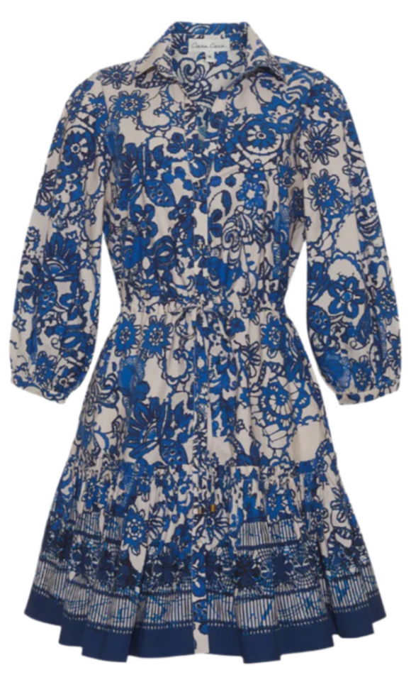 Cara Cara - Robin Dress in Dentelle Blue