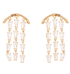 Mignonne Gavigan - Rio Earrings in Gold/Clear