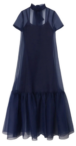 STAUD - Calluna Dress in Navy