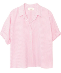 Xirena - Teddy Shirt in Fire Pink