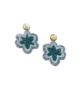 Mignonne Gavigan - Aamir Pearl Drop Earrings in Light Blue