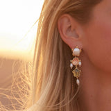 Mignonne Gavigan - Salima Earrings in Pastel Pink