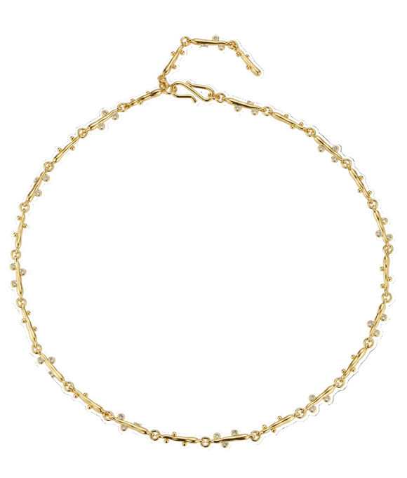 Mignonne Gavigan - Adeline Necklace in Gold/Clear