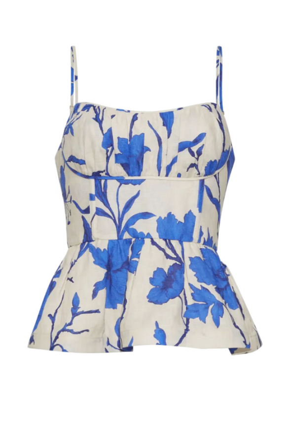 Cara Cara - Alba Top in Athena Cobalt