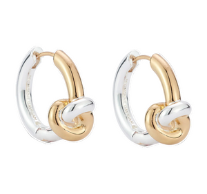 Mignonne Gavigan - Allison Hoops in Gold/Silver