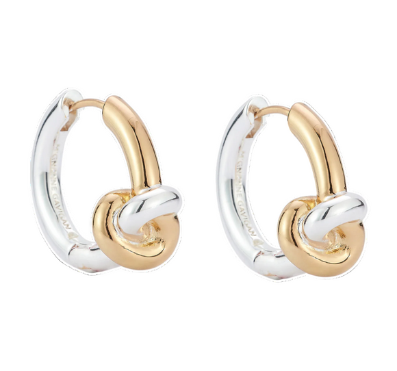 Mignonne Gavigan - Allison Hoops in Gold/Silver