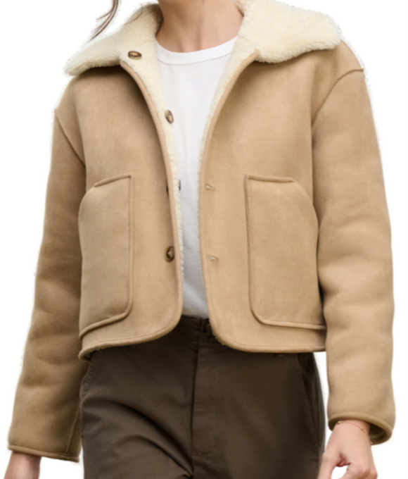 Velvet - Amara Jacket in Sand