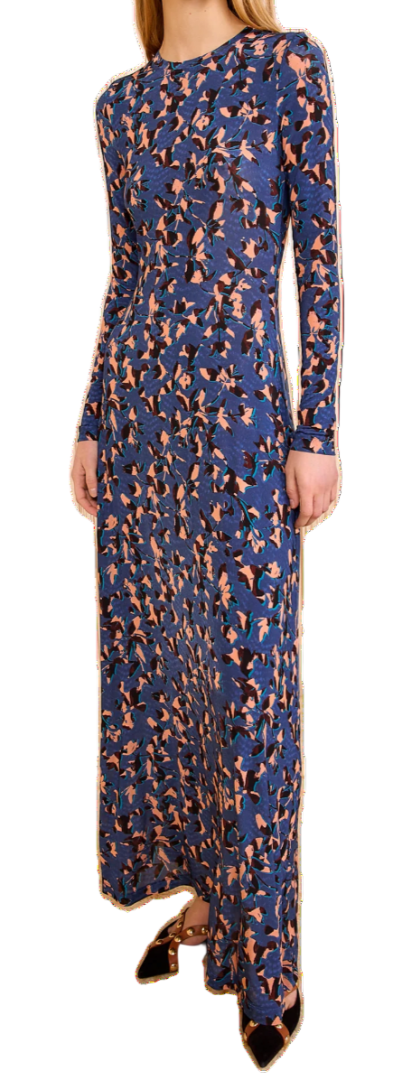 Ulla Johnson - Amari Jersey Long Sleeve Dress in Mirage