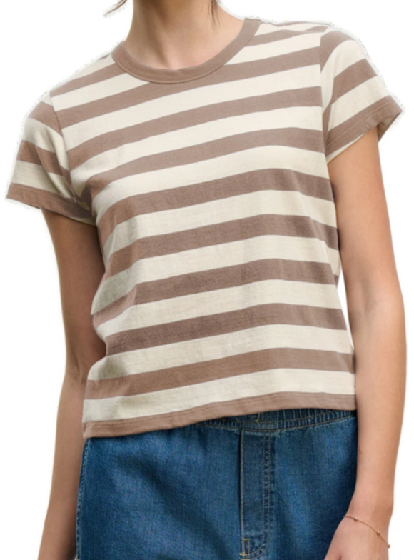 Velvet - Anais Tee in Mocha