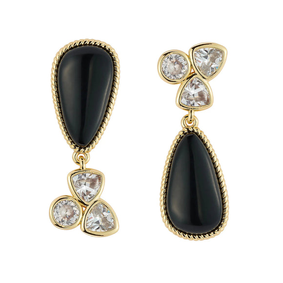 Mignonne Gavigan - Arlet Drop Earrings in Black