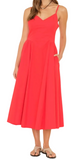 Xirena - Bardot Dress in Red Flash