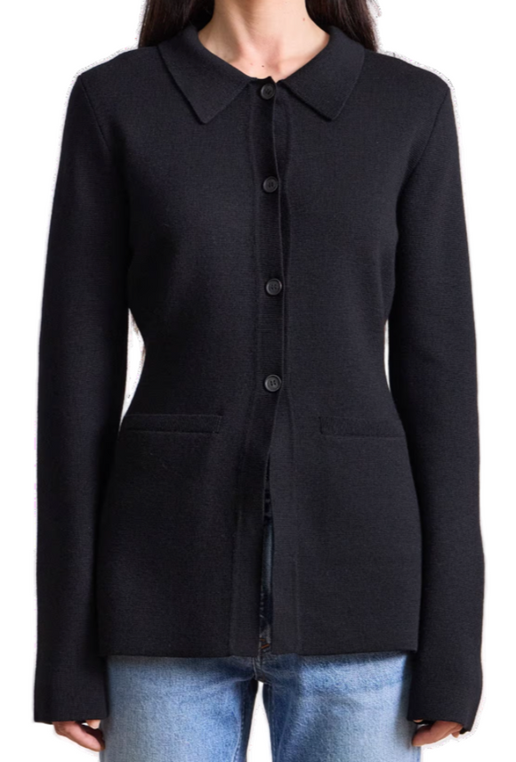 Apiece Apart - Betti Knit Cardi in Black