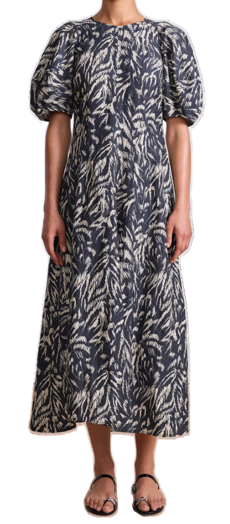 Apiece Apart - Bettina Maxi in Abstract Animal Midnight