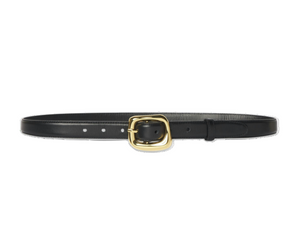 Frame - The Organic Buckle Belt in Black
