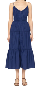 Sea - Camden Tank Midi Dress in Blueberry