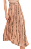 Ulla Johnson - Clio Knit Midi Skirt in Hibiscus