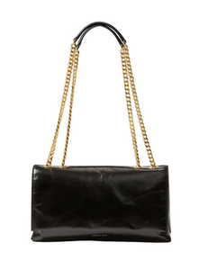 Veronica Beard - Crinkle Wedge Bag in Black