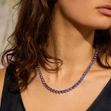 Mignonne Gavigan - Georgie Crystal Necklace in Purple