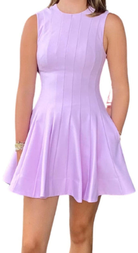SIMKHAI - Delfie Mini Dress in Orchid