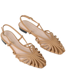 Loeffler Randall - Devon Lattice Slingback Sandal in Dune