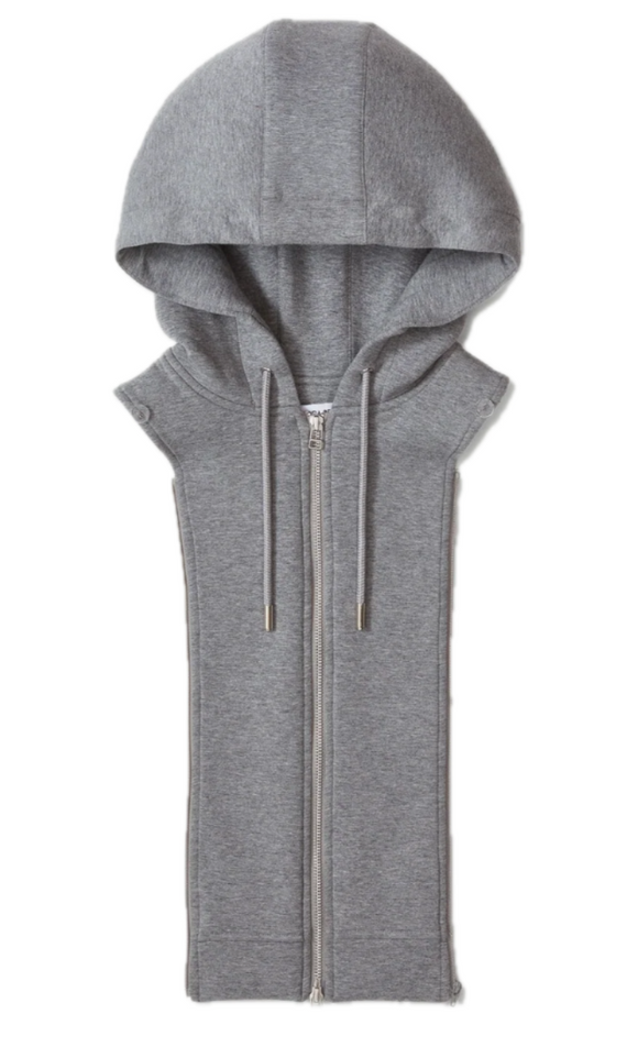 Veronica Beard - Oversized Hoodie Dickey in Grey Melange