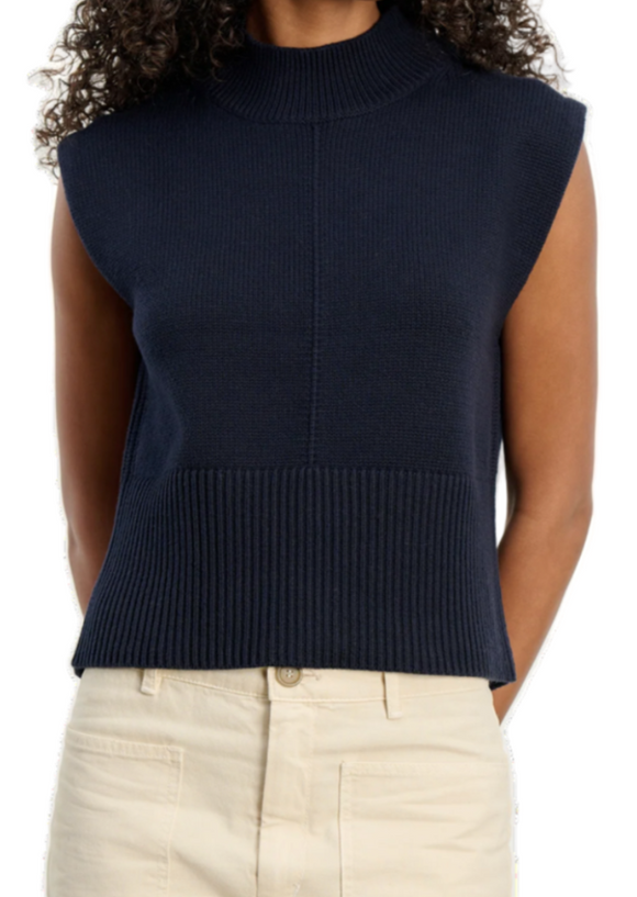 Velvet - Electra Top in Navy
