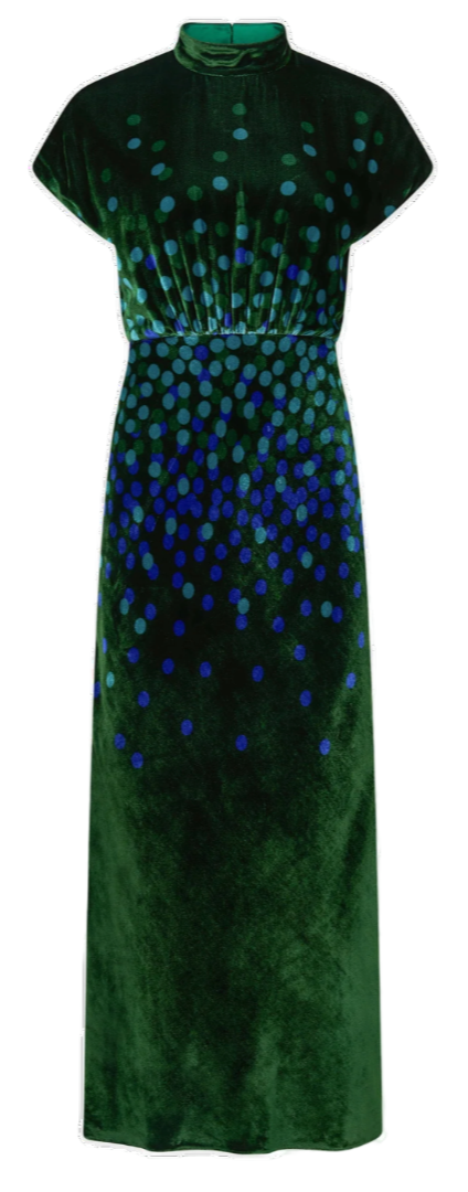 Saloni - Fabienne-B Dress in Starlight Sky