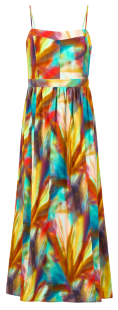 Marie Oliver - Selene Dress in Fauna