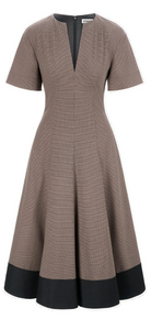 STAUD - Frances Dress in Houndstooth