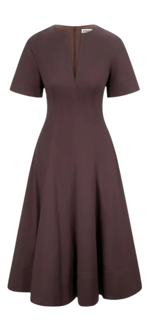 STAUD - Frances Dress in Earth