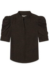 Frame - The Gillian Top in Leopard