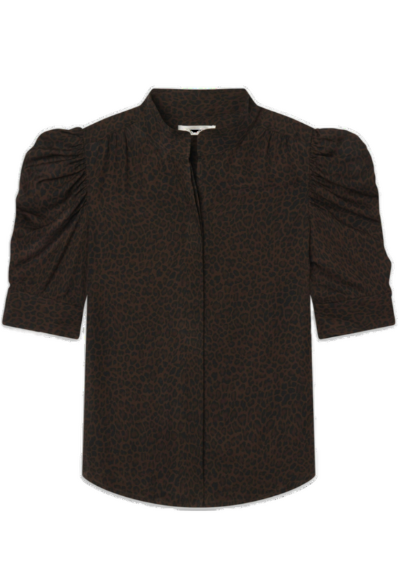 Frame - The Gillian Top in Leopard