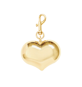 Clare V. - Grand Mylar Heart Fob in Gold
