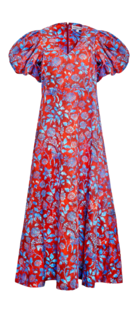 Hunter Bell - Harrison Dress in Crimson Canyon