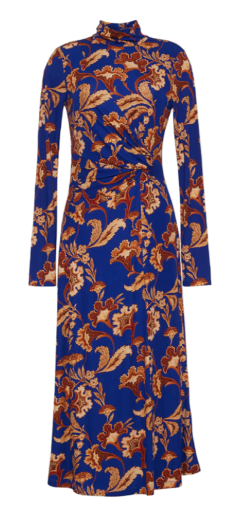 Cara Cara - Hera Dress in Regal Paisley Blue