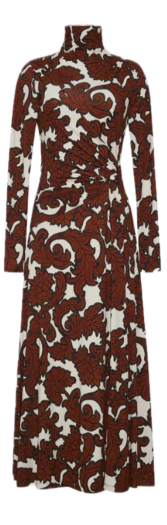 Cara Cara - Hera Dress in Mystic Flora Olive